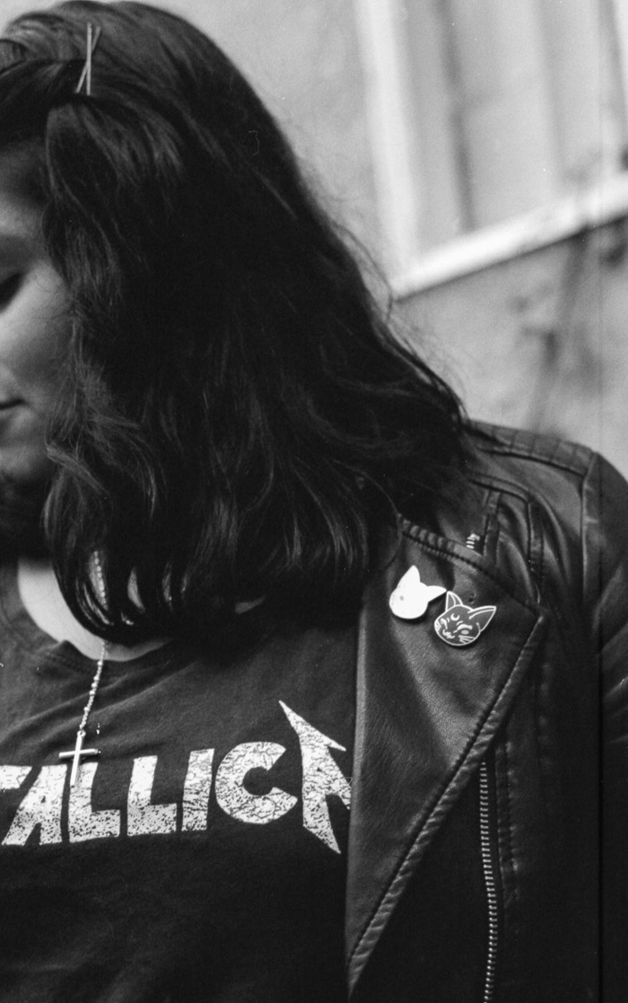 Photo of a girl with a jacket